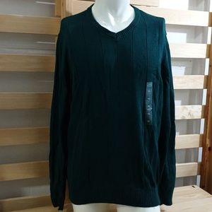 JA JOHN ASHFORD Men's Sweater Green Size XL New